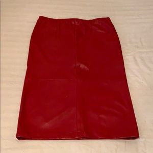 Knee length skirt